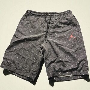 Men's Jordan Air Poolside Shorts Cement Speckle Small 32" Waist Jumpman